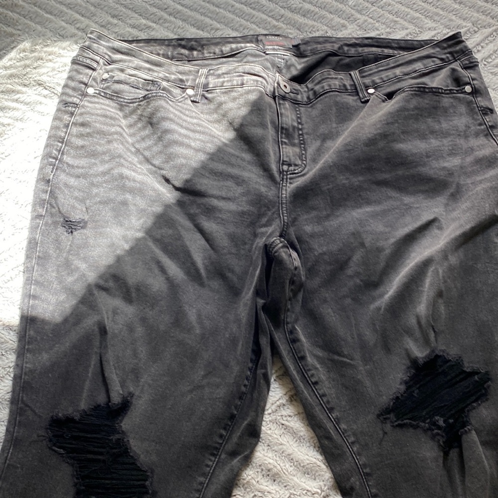 Torrid size 26T distressed jeans